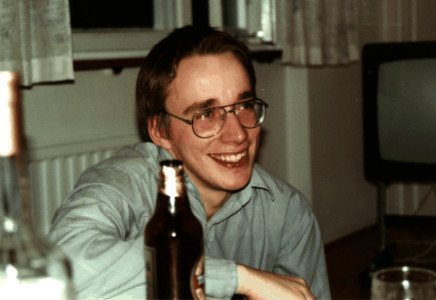 Линус Торвальдс студент - основатель Linux